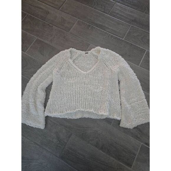 Women's Free People Sand Dune Sweater Ivory Size‎ Small - Picture 1 of 9